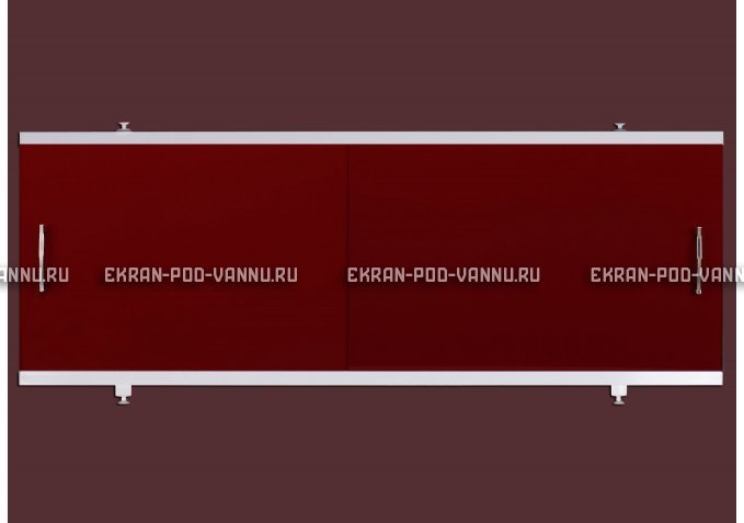 Экран EUROPLEX Универсал бордо под трубы – купить по цене 6250 руб. в интернет-магазине в городе Новосибирск картинка 1