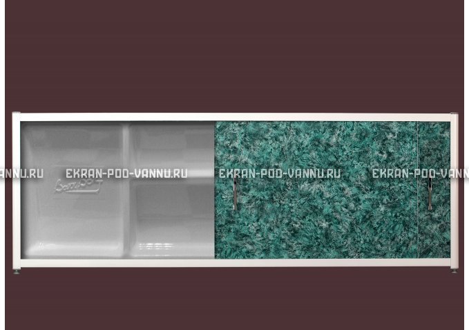 Экран с полкой - Малахит – купить по цене 6280 руб. в интернет-магазине в городе Новосибирск картинка 1