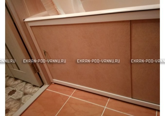 Раздвижной экран EUROPLEX Комфорт бежевый – купить по цене 6750 руб. в интернет-магазине в городе Новосибирск картинка 2