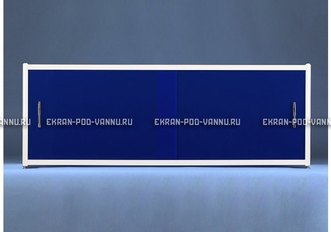 Раздвижной экран EUROPLEX Комфорт синий – купить по цене 6750 руб. в интернет-магазине в городе Новосибирск картинка 1