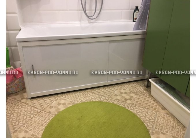 Раздвижной экран EUROPLEX Комфорт белый – купить по цене 6400 руб. в интернет-магазине в городе Новосибирск картинка 1