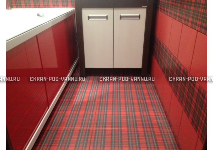 Экран раздвижной EUROPLEX Комфорт красный – купить по цене 6250 руб. в интернет-магазине в городе Новосибирск картинка 3