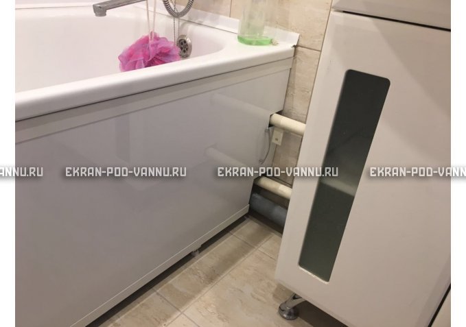 Экран под трубы EUROPLEX Универсал белый высокий – купить по цене 6550 руб. в интернет-магазине в городе Новосибирск картинка 1