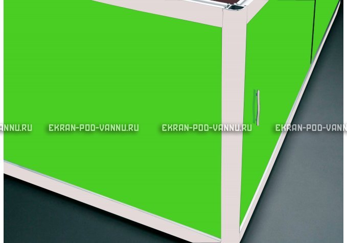 Торцевой экран EUROPLEX Комфорт салатовый – купить по цене 8760 руб. в интернет-магазине в городе Новосибирск картинка 1