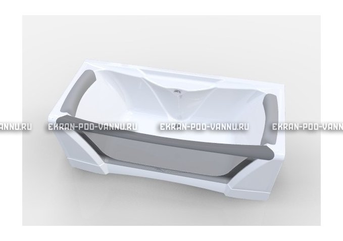 Прозрачная ванна 1MarKa Dolce Vita 180x80 – купить по цене 43200 руб. в интернет-магазине в городе Новосибирск картинка 2