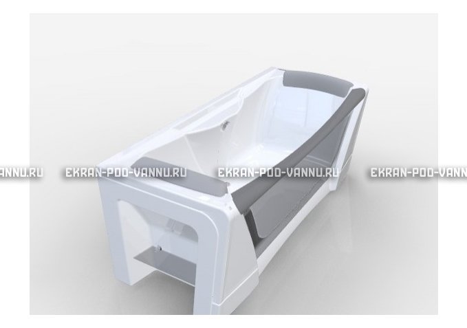 Прозрачная ванна 1MarKa Dolce Vita 180x80 – купить по цене 43200 руб. в интернет-магазине в городе Новосибирск картинка 3