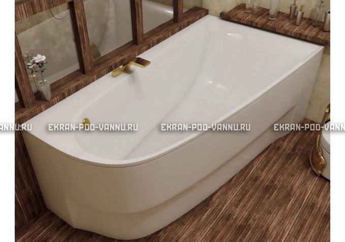 Акриловая ванна Vayer Boomerang 170x90 – купить по цене 47600 руб. в интернет-магазине в городе Новосибирск картинка 1