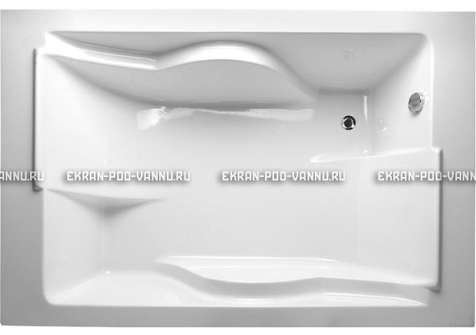 Акриловая ванна Vayer Coral 180x120 – купить по цене 33850 руб. в интернет-магазине в городе Новосибирск картинка 2