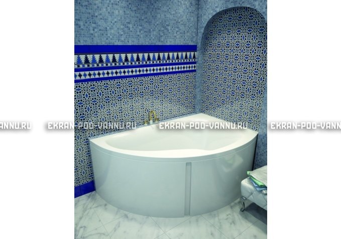 Акриловая ванна Vayer Ismena 160x105 – купить по цене 28350 руб. в интернет-магазине в городе Новосибирск картинка 1