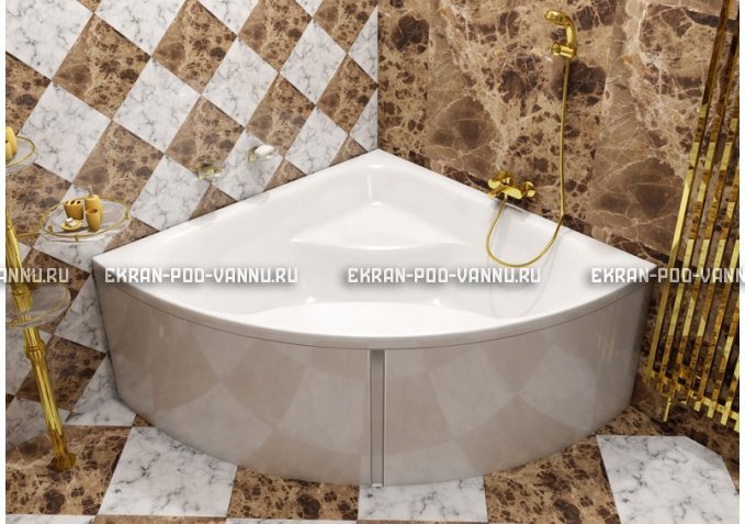 Акриловая ванна Vayer Persefona 140x140 – купить по цене 25230 руб. в интернет-магазине в городе Новосибирск картинка 1