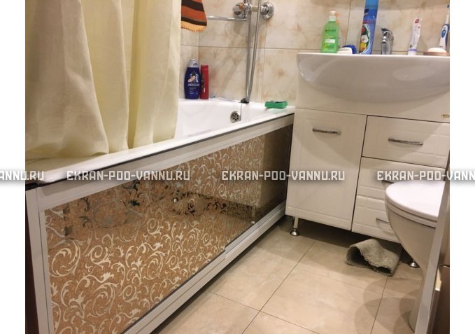 Раздвижной экран EUROPLEX Роликс Золото – купить по цене 12500 руб. в интернет-магазине в городе Новосибирск картинка 1
