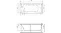 Акриловая ванна Relisan Loara 180x80 – купить по цене 23580 руб. в интернет-магазине в городе Новосибирск картинка 17