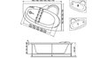 Акриловая ванна Relisan Ariadna 150x100 – купить по цене 25650 руб. в интернет-магазине в городе Новосибирск картинка 13