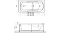 Акриловая ванна Relisan Elvira 150x75 – купить по цене 15260 руб. в интернет-магазине в городе Новосибирск картинка 13