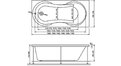 Акриловая ванна Relisan Lada 120x70 – купить по цене 10590 руб. в интернет-магазине в городе Новосибирск картинка 13