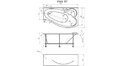 Акриловая ванна 1MarKa Gracia 160x95 – купить по цене 20300 руб. в интернет-магазине в городе Новосибирск картинка 17