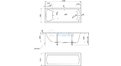 Акриловая ванна 1MarKa Modern 120x70 – купить по цене 7600 руб. в интернет-магазине в городе Новосибирск картинка 17