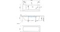 Акриловая ванна 1MarKa Modern 130x70 – купить по цене 8620 руб. в интернет-магазине в городе Новосибирск картинка 21