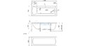 Акриловая ванна 1MarKa Modern 150x70 – купить по цене 9210 руб. в интернет-магазине в городе Новосибирск картинка 17