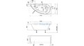 Акриловая ванна 1MarKa Piccolo 150х75 – купить по цене 11310 руб. в интернет-магазине в городе Новосибирск картинка 25